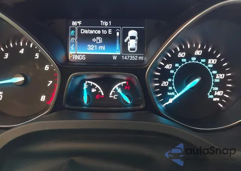 2013 Ford Escape Titanium из США, поврежденный, VIN 1FMCU0J91DUD01207